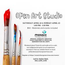 open art studio mosaic therapy services