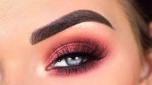fall berry smokey eye makeup tutorial
