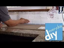 How to tile a backsplash part 2 grouting and sealing a. How To Install A Tile Backsplash Part 1 Buildipedia Diy Youtube