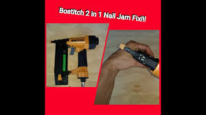 bosch 2 in1 finish nail gun jam fix
