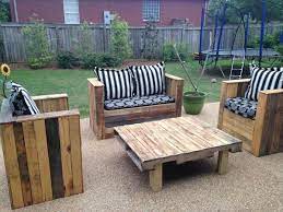 Diy Wood Pallet Patio Furniture Set