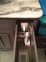 electrical outlets inside cabinets