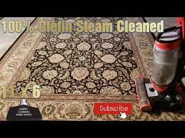 steam cleaning a 100 olefin area rug