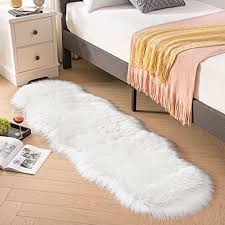 faux fur rug fluffy large sheepskin