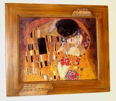 Dzięki temu obraz pocałunek został wpisany do kanonu malarstwa. Obraz Pocalunek Gustava Klimta The Kiss Jakosc Nr 1 Dekoracja Prezenty
