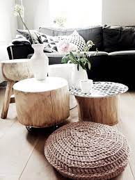 Reclaimed Tree Trunk Tables For The Eco