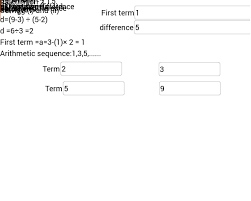 Copie De Arithmetic Sequence Calculator