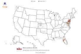 locations in the usa