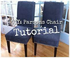Re Upholster Your Parsons Dining Chairs