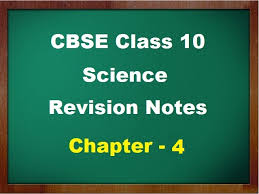 Cbse Class 10 Science Short Notes For