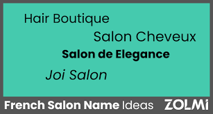 43 french salon name ideas for 2024
