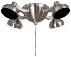 Minka Aire Universal 2 3 4 In 13w 4 Light Ceiling Fan Light Kit In Brushed Nickel K34 Bn Ferguson