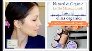natural organic makeup tutorial