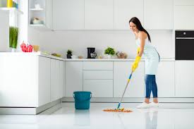 clean cement floor