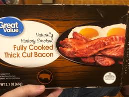 fully cooked bacon nutrition facts