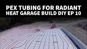 installing pex tubing radiant heat in
