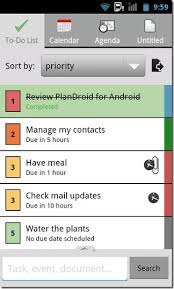 It's really easy to quickly create notes and search for old notes. Plandroid A Note Taking To Do List Task Management App Android