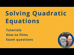 Solve Quadratic Equation By Factorising