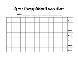 Speech Therapy Sticker Charts Www Bedowntowndaytona Com