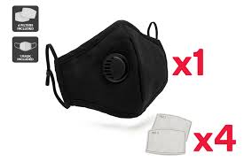 Welcome to pm 2.5 mask store, your number one source for all things related to pm 2.5 masks. Washable Reusable Pm2 5 Face Mask With Respirator 1 Mask 4 Filters Kogan Com