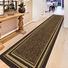 border machine washable runner rug