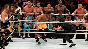 a slew of superstars battle the shield