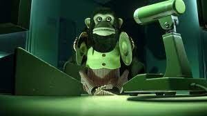 toy story 3 security monkey green