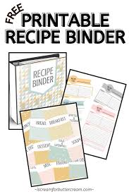 free recipe binder printables i