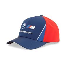 bmw m motorsport cap red blue