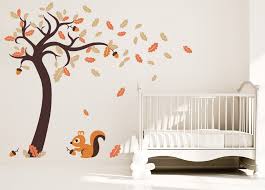 baby boy nursery ideas tree decals for