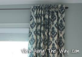 sew diy black out lined back tab curtains
