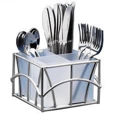 stainless steel cutlery holder