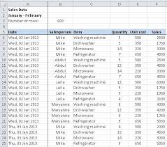 existing pivot table in excel