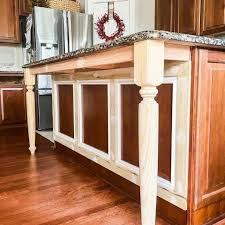 Kitchen Island With Trim And Legs