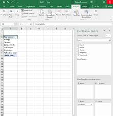 Analyzing Data In Excel