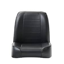 Low Back Bucket Front Seat Black