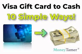 visa gift cards to cash