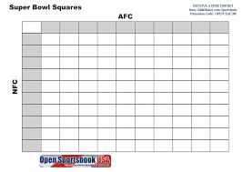 29 Images Of Blank Football Squares Template To Customize