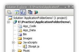 asp net application folders