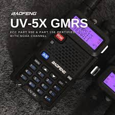Radioddity - Baofeng launches a new GMRS radio (UV-5X), which comes with  the NOAA channel. Take a look here! https://www.radioddity.com/products/uv- 5x #radioddity #baofeng #uv5r #baofenguv5r #gmrsradio #baofenggmrs  #amateurradio #hamradio #jeep #4x4 c k |