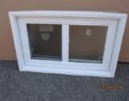 What are a few brands that you carry in vinyl sliding windows? Bonneville Basement Slider 31 1 2 X19 5 8 Window Centennial Glass