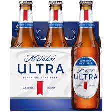 michelob ultra light beer bottles