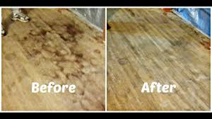 There is no mixture using hydrogen peroxide to clean dark urine stains on a hardwood floor. How To Remove Pet Urine Stains From Hardwood Floors Youtube
