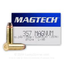 357 mag 158 gr sjsp magtech 50 rounds