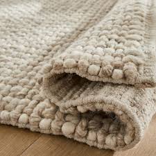nisha hand woven thick 100 wool rug by