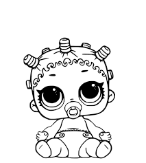 Adorable free printable coloring pages for kids can be printed and colored in any way you or your child want to. Lol Dolls Coloring Pages Best Coloring Pages For Kids