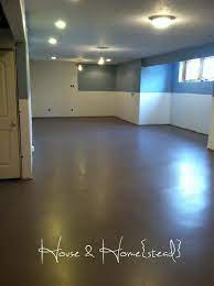 Painting Basement Floors Concrete