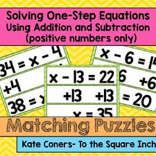 Subtraction Matching Puzzles