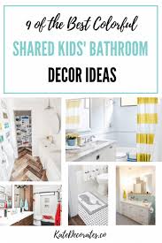 I go in the bathroom and clothes are thrown just. 9 Kids Bathroom Decor Ideas To Inspire You Kate Decorates