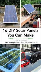 16 diy solar panels you can make at